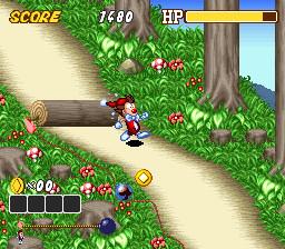 Kid Klown no Crazy Chase (Japan) In game screenshot